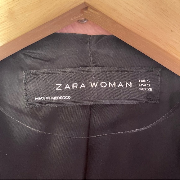 Zara Women's Pink Cropped Moto Jacket, Size S - Picture 5 of 8